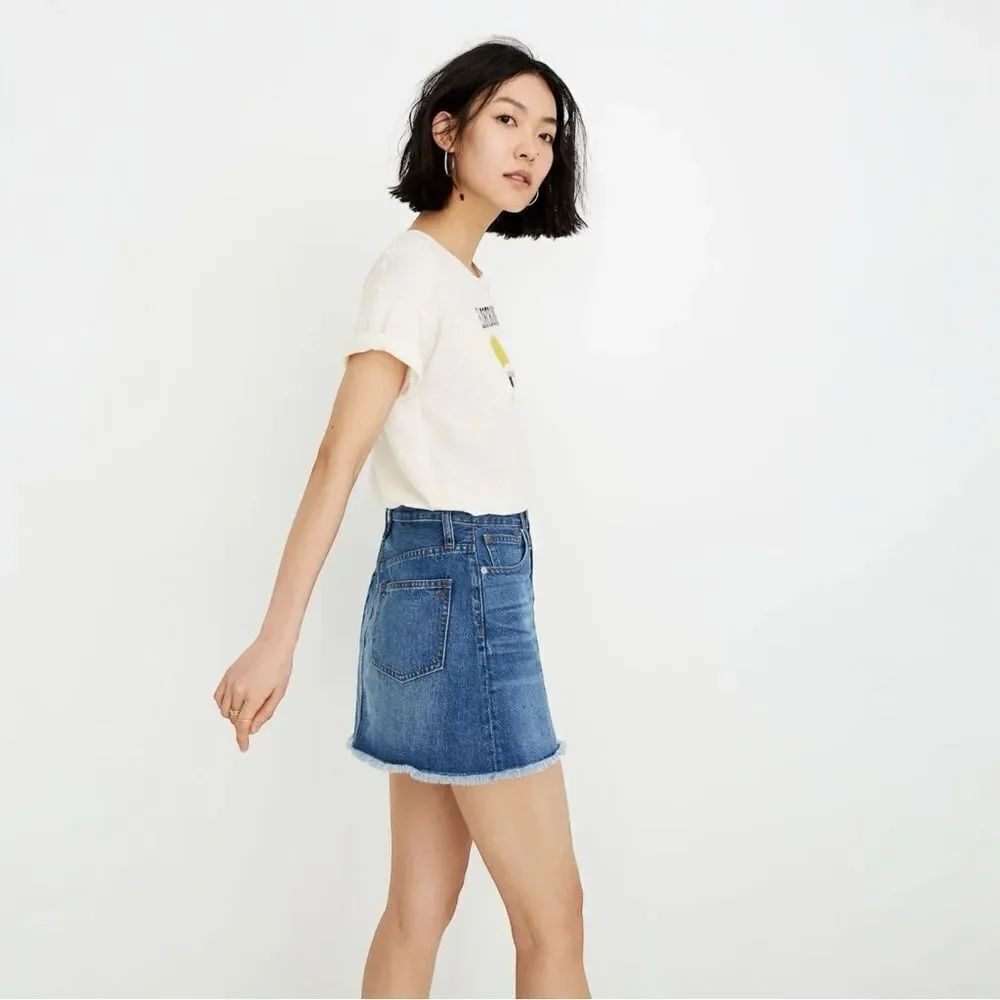 Madewell Mini Jean Skirt Size 26